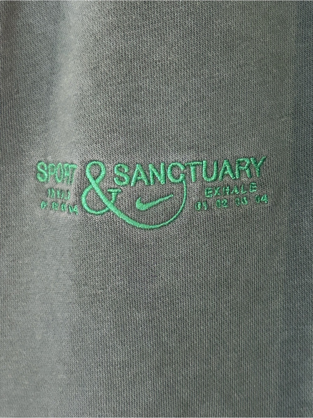 Y2K Nike Sport & Sanctuary Club Fleece Green Jogger Pants FB9080-397 Men's Large - Picture 4 of 10